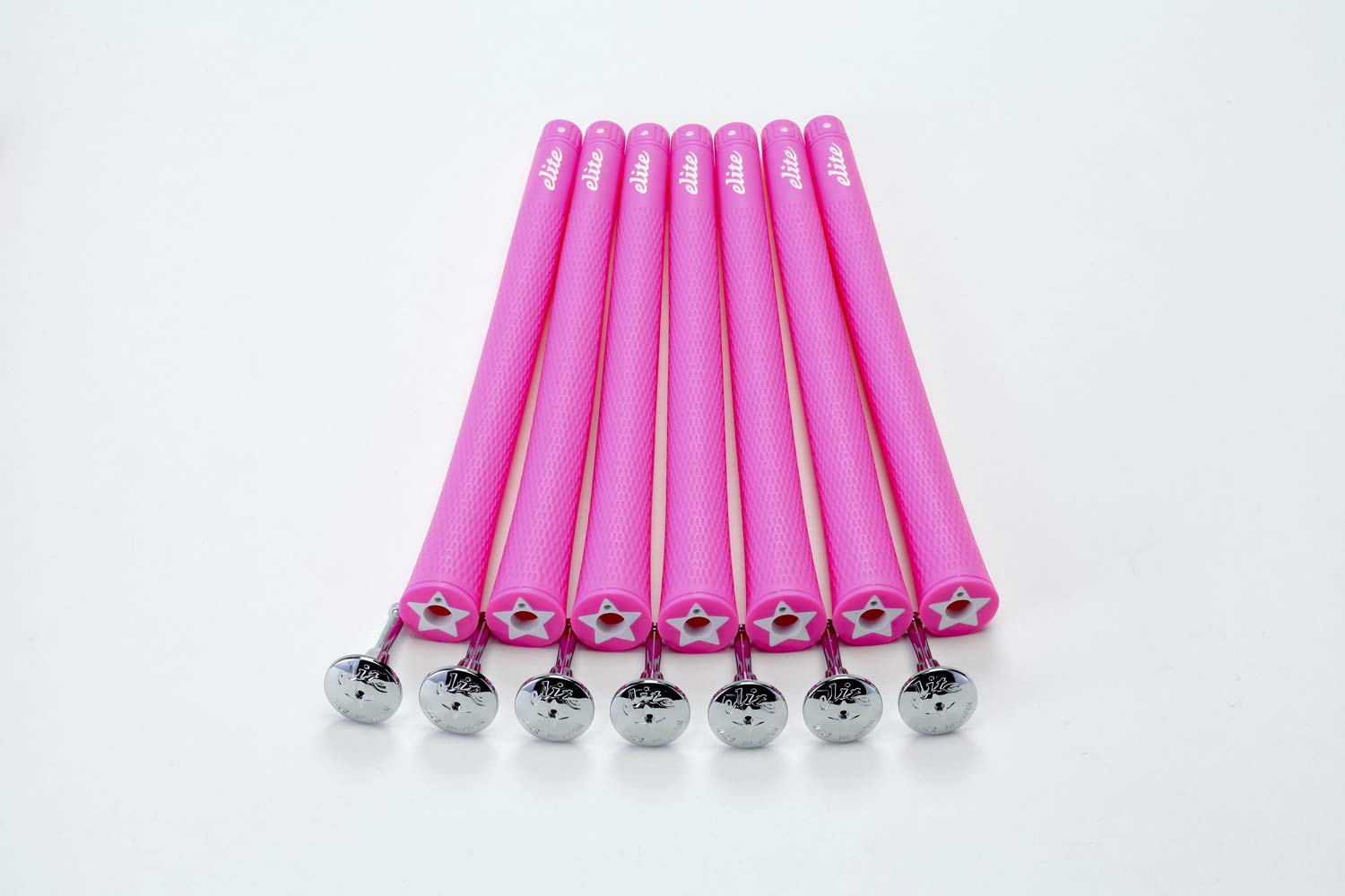 

elitegrips Golf Grips S48 set Deep Pink with back line 7-piece