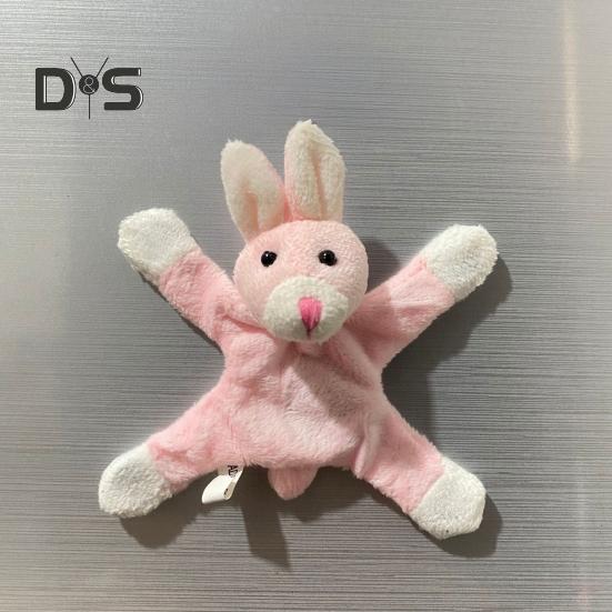 3 Piezas Imán de Nevera de Animales de Peluche Hogar Oficina Cocina Taquilla Nevera Animal de Peluche de Dibujos Animados Muñeco Decoración Magnética Adorno