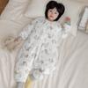 Thick Cotton Sleeping Bag Toddlers Winter Warm Footed Pajamas Unisex Kids Sleepwear With Cartoon Print