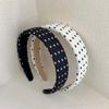 PROLY New Fashion Headband For Women Classic Dot Point Hairband Black White Headwear Summer Cool Hair Accessories Girls