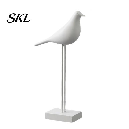 Anspruchsvolle Nachttisch-Ornamente Schwarz-Weiß Vogel-Figur, Minimalistische Moderne Kunst-Skulptur für TV Nordischer Stil Dekorationsfiguren Schrank
