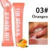 Julystar 8 Colors Long-lasting Moisturizing Color Plumping Lip Glaze Watery Transparent Mirror Hose Lip Oil
