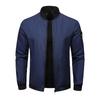 Men's Spring/Autumn Solid Color Lightweight Breathable Baseball Jacket