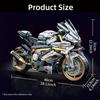 TOYLINX Alloy Motorcycle Desktop Decorations 2045PCS Racing Building Block Model  Kid Toys Christmas Easter Festive Gift Giving