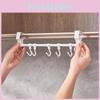Ceiling Mount Multi Hook Rack No Drill Removable Storage For Compact Kitchens