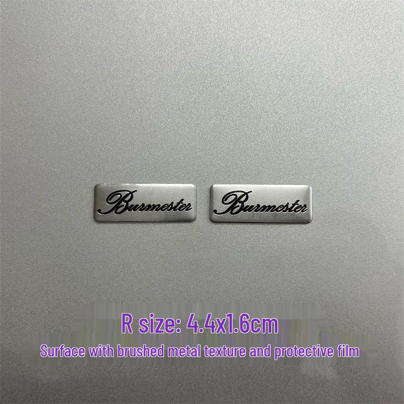 Dekorative Metallaufkleber für Auto-Audio-Lautsprecher von Bose, Harman Kardon, JBL.