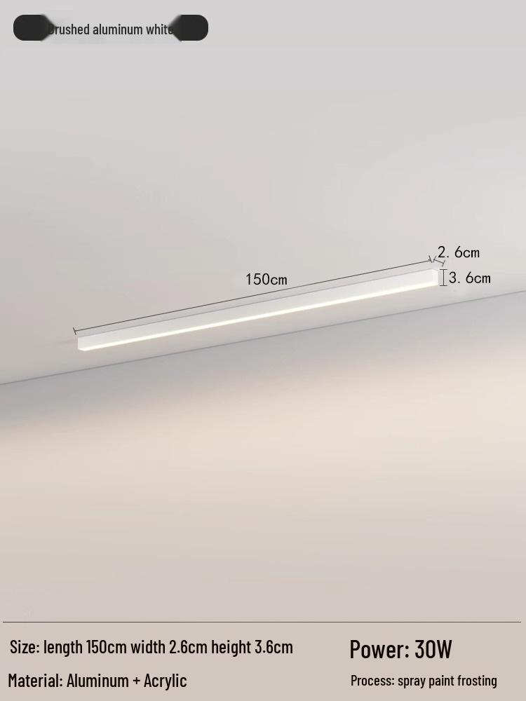 Nordic Minimalist LED Strip Light for Living Room, Hallway, Bedroom, and Balcony