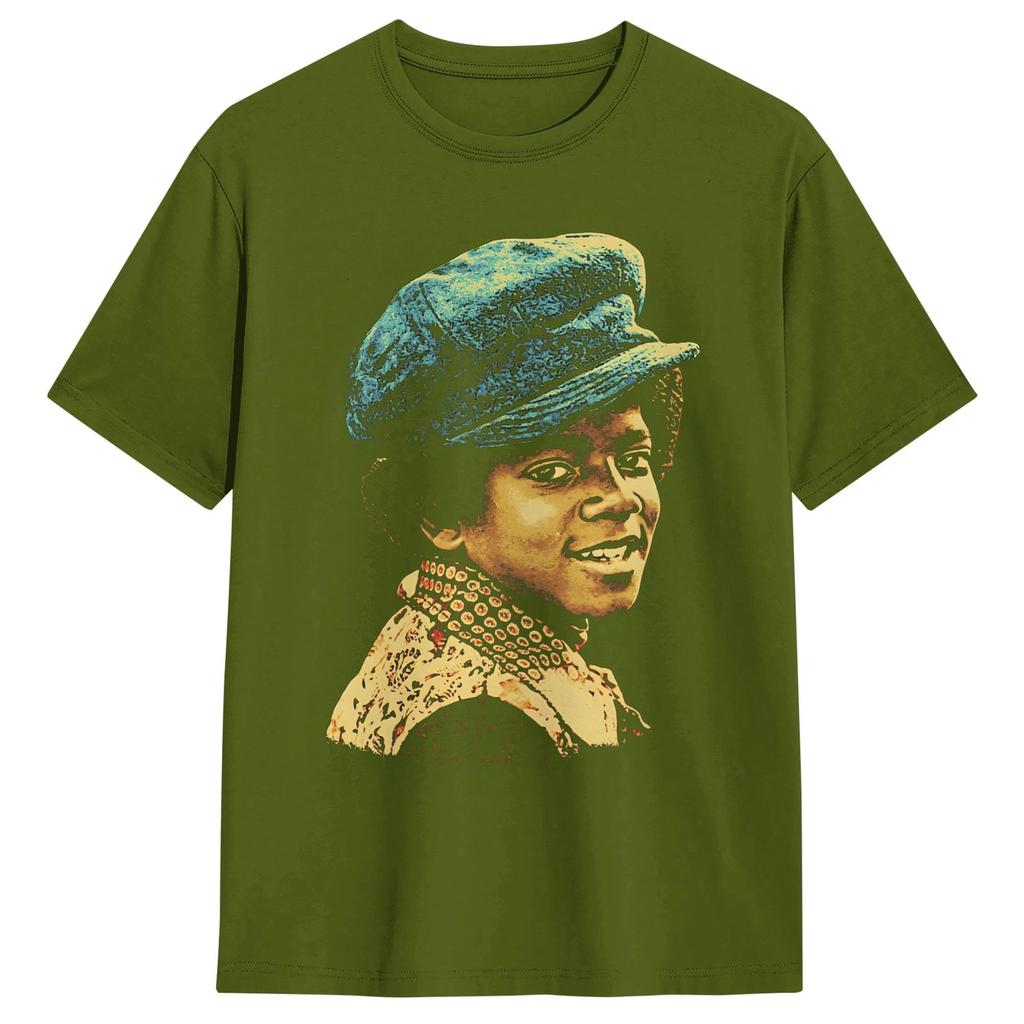 MMichael JJackson Vintage Little Jacko Cotton TShirt Unisex Summer Y2K Funny TShirts Trendy Cool Tees Oversized Pattern Tops