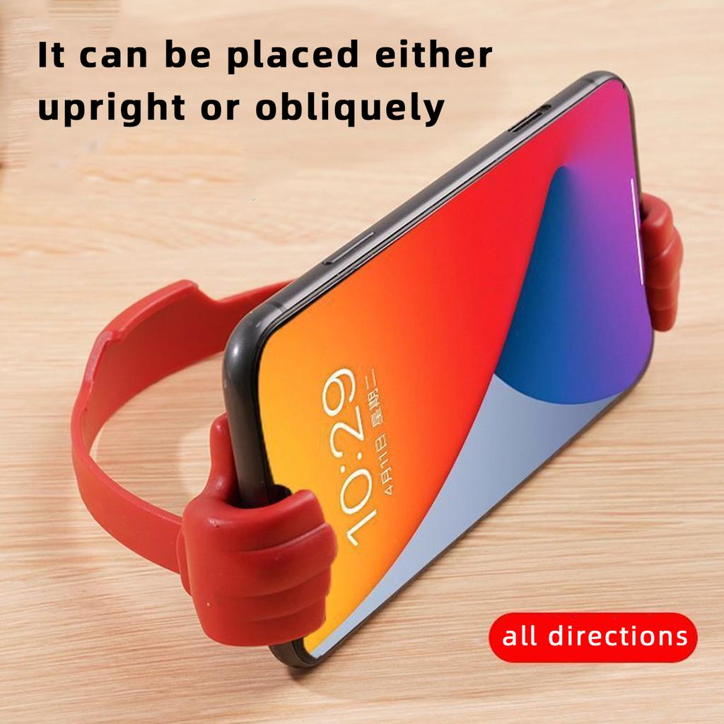 4/1pcs Thumbs-up Mobile Phone Holder Adjustable Phone Stand Multi Colors Portable Desktop Stand for iPhone Xiaomi Samsung