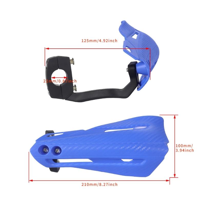 Weatherproof Motorcycle Hand Protectors Ergonomic Design Road Bike Handguards Long Ride Comfort Universal Mounting