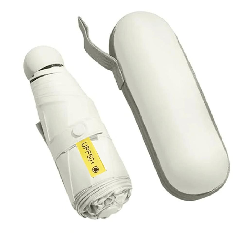 Ultralight And Compact Portable Capsule Umbrella Uv Protection Umbrella Mini Five-Fold Umbrella