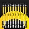 10/6pcs High Hardness Cross Screwdriver Bit Non-slip PH2 Screwdriver Set  Impact Drill Bit