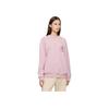 Li Ning Sports Lifestyle Series Letter Print Casual Sweatshirt Women Sweatshirt Light-Pink AWDT762-1