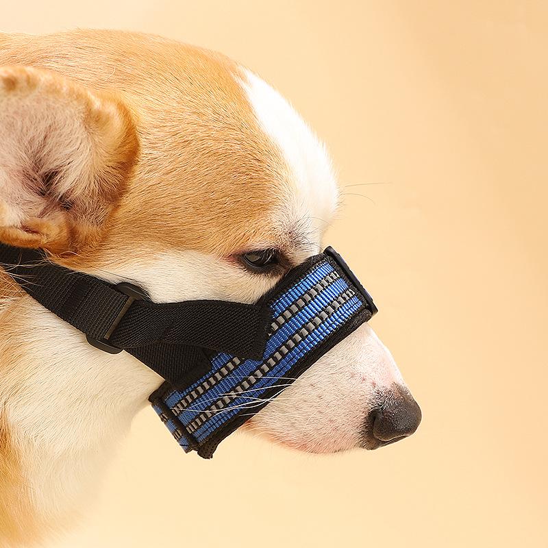 Anti Bite Break Pet Muzzle Adjustable Big Dog Muzzles for Medium Large Dogs Corgi Pitbull Bulldog mascotas Accessories Supplies