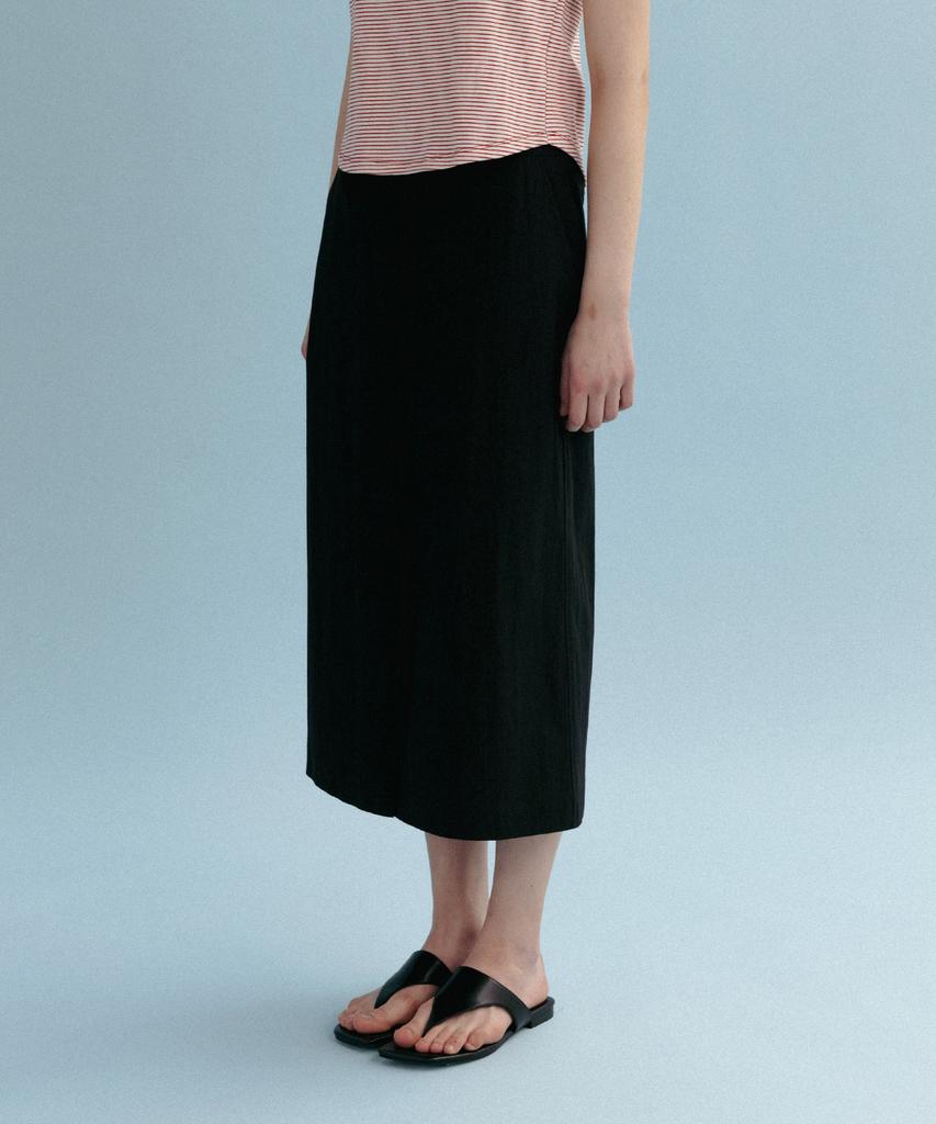 Manggomaenipeullijeu Bill H Skirt_Black