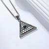 Ancient Egyptian Pyramid Eye of Horus Necklace Stainless Steel Protective