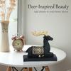 Anmutige Hirsch-Dekofigur für Ihr Wohnzimmer, Büro und Ihren Flur: Eine atemberaubende Mischung aus der Eleganz der Natur und ruhiger Gelassenheit