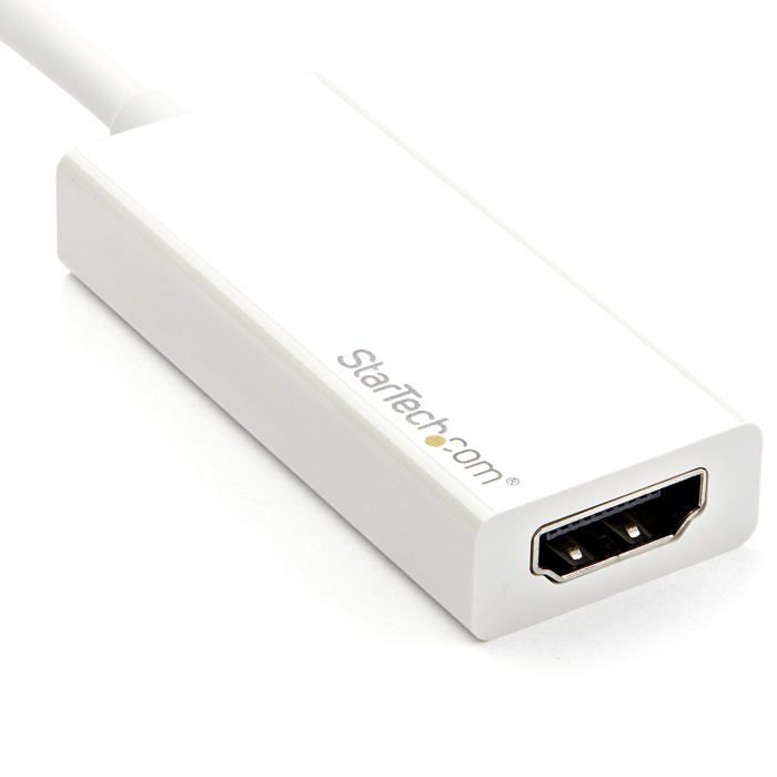 USB-C To HDMI Adapter - STARTECH - 4K 60 Hz - White - MacBook and HP ENVY Compatible