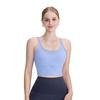 Breathable Mesh Sports Bra for Women - Skin-Friendly, Supportive, Shockproof, Beautiful Back Design