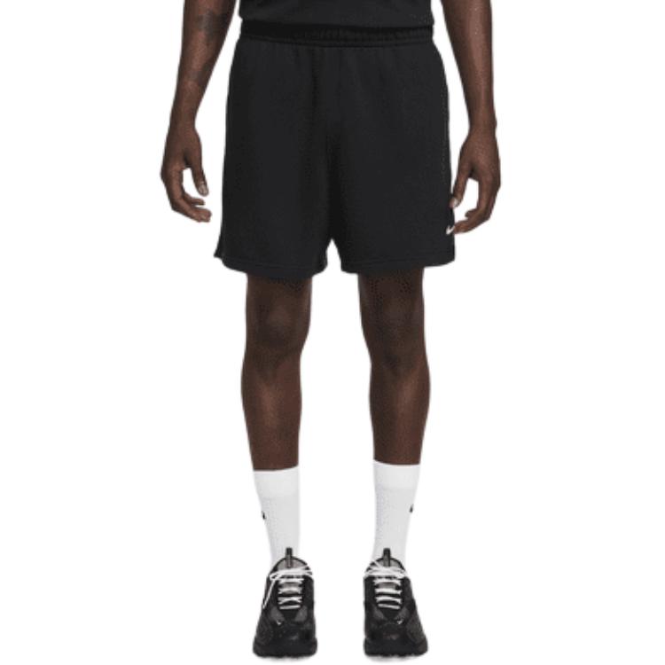 Nike X Nocta Jednobarevné Elastický Pas Rovné Nohavice Ležérní Šortky Pánské šortky Černé FQ0408-010