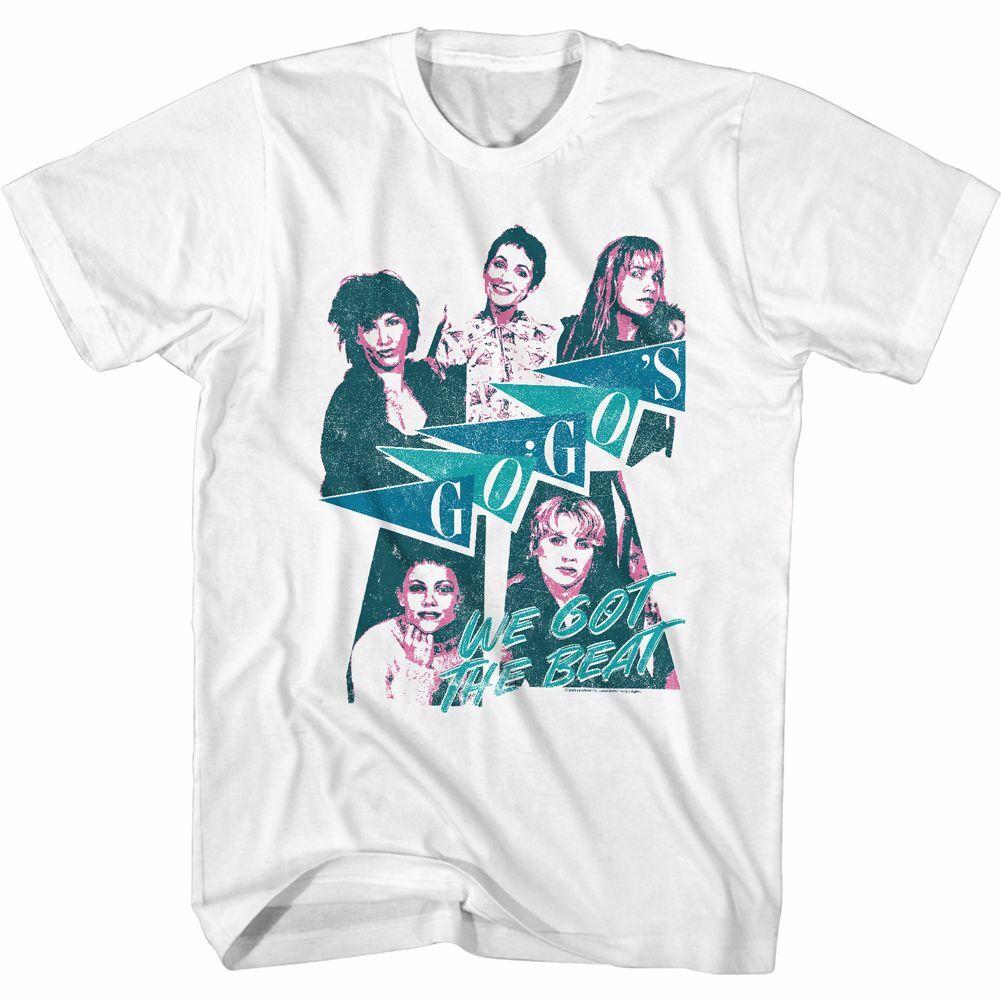 The Go-Go We Got The Beat White Adult T-Shirt S