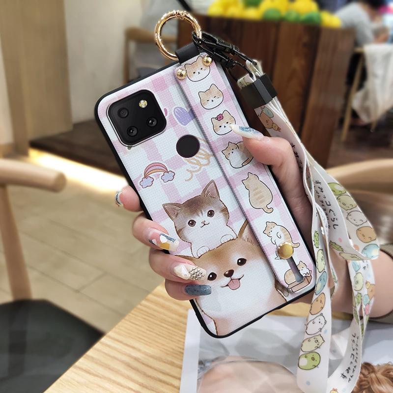 Protective Phone Holder Phone Case For TCL T-Mobile Revvl 5G Anti-knock Cartoon Dirt-resistant Fashion Design Waterproof