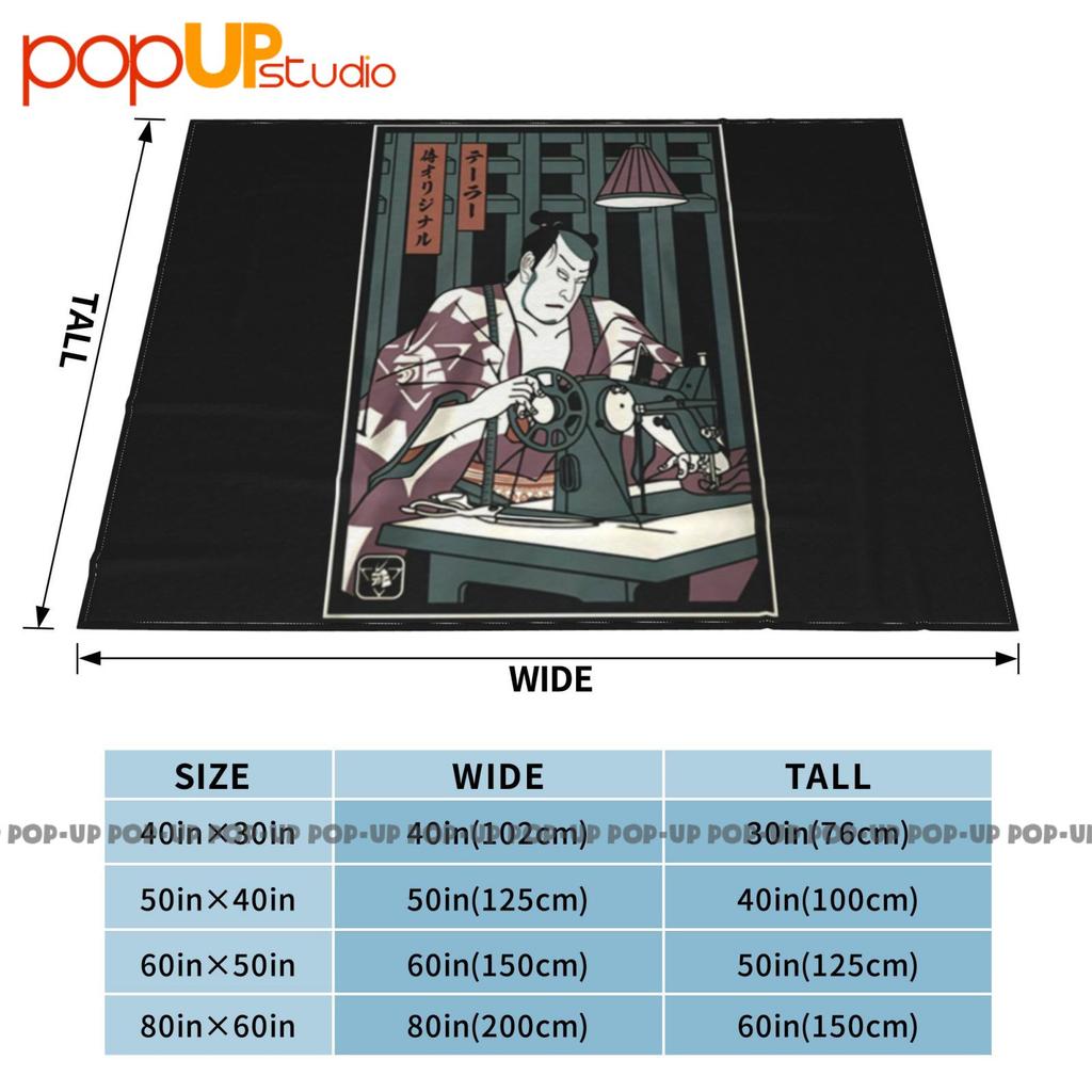 Tailor Samurai Funny Ultra-Soft Blanket Quilt Winter Sofa Cover Bed Covers