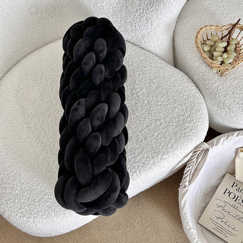 Modern Minimalist Nordic Linen Weaving Throw Pillow With Pp Cotton Filling For Living Room Decor