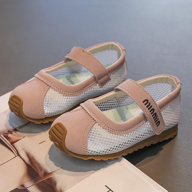 Girls Summer 2026 Mesh Turban Sandals | Fashion Princess Mary Jane Shoes 24 розовый