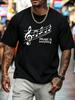 Music Is Everything Music Note Graphic Unisexs T Shirt Treble Clef Art Short Sleeve Crew Neck Cotton Tee Street Casual Wear Top