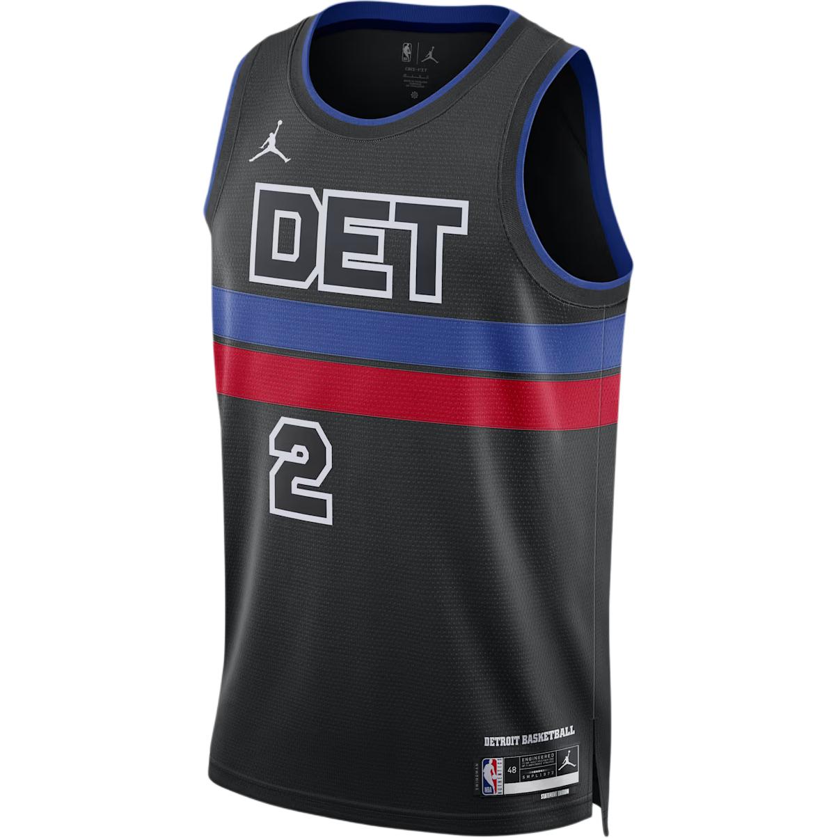 

Jordan Dri-FIT NBA Swingman Cade Cunningham 2024/25 Statement Edition Crew Neck Sleeveless Basketball Jersey Men jersey FQ4718-010 L