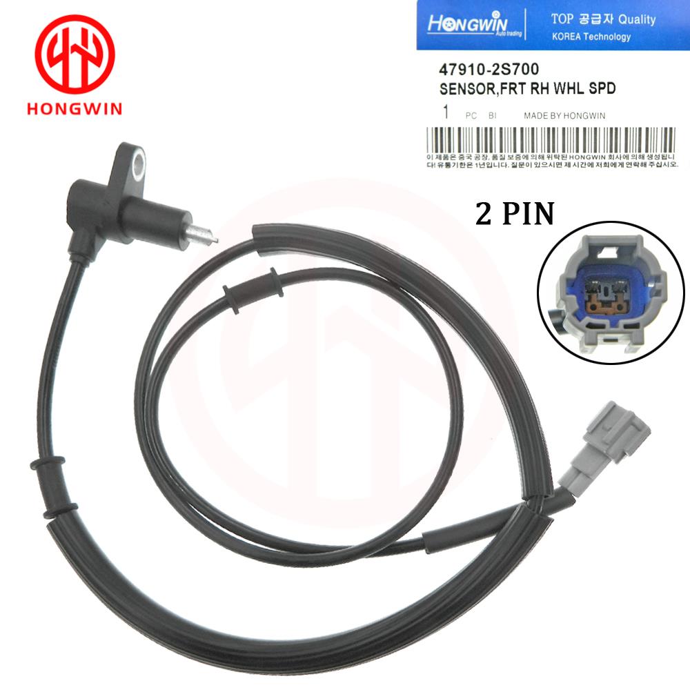 

New ABS Wheel Speed Sensor Fornt Left Right 47910-2S700 47911-2S700 For NISSAN NAVARA D22 97-19 NP300 08-19 PICK UP 2.5TD 97-07 Right
