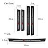 Car Carbon Fiber Trunk Stickers Car Threshold Sticker For Citroen C4 C3 C2 Berlingo Picasso Jumper Cactus Auto Decorative Decal