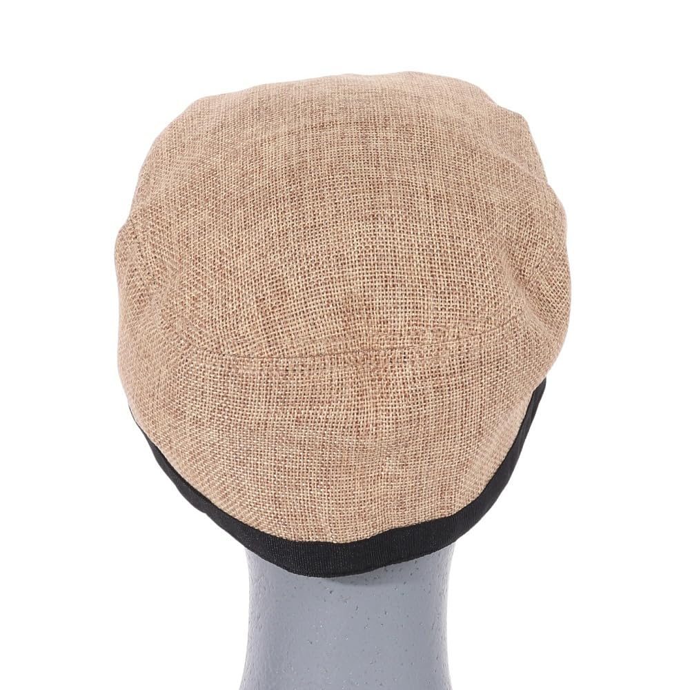 North Hike Removable Chin L [The Face] Cap, Unisex, Straw, Compact, Washable, Strap, Natural,