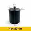 10Pcs Rubber Adjustable Feet Pad With Screw M6 M8 M10 Table Chair Balck Leveling Foot Pad Furniture Leg Anti-shock Protection
