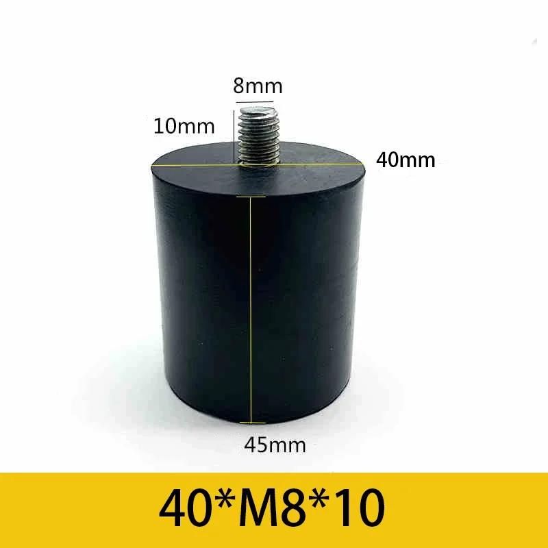 10Pcs Rubber Adjustable Feet Pad With Screw M6 M8 M10 Table Chair Balck Leveling Foot Pad Furniture Leg Anti-shock Protection