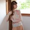 CEST MOIDEW Cest_Oil Painting Mesh Long Sleeve Top