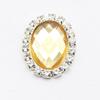 20x24mm Oval Acrylic Rhinestone Flatback Buttons for Handmade Jewelry and DIY Clothing Accessories
