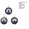 Halloween Pumpkin Witch Pendant Car Rearview Mirror Hanging Ornament 2D Flat Acrylic Bag Charm Festive Gift for Car Enthusiasts