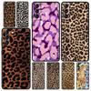 Phone Case For Samsung Galaxy S25 Edge S24 S23 S22 S21 Ultra S20 FE 5G S10 S10E S9 Plus Soft TPU Cover Sexy Trendy Leopard Print