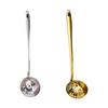 Strainer Scoop Kitchen Utensil Reusable Serving Hot Pot Soup Ladle Colander Spoon for Stew Party Straining Restaurant Buffet