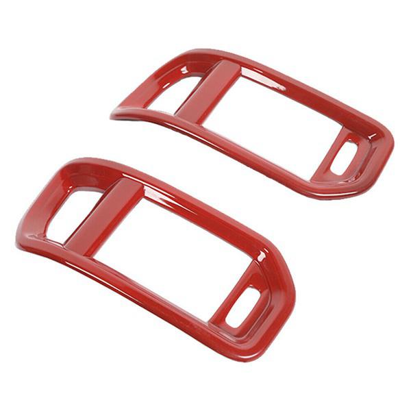 2-Pack Side Air Vent Trim for 18-21 Dodge Ram Center Console