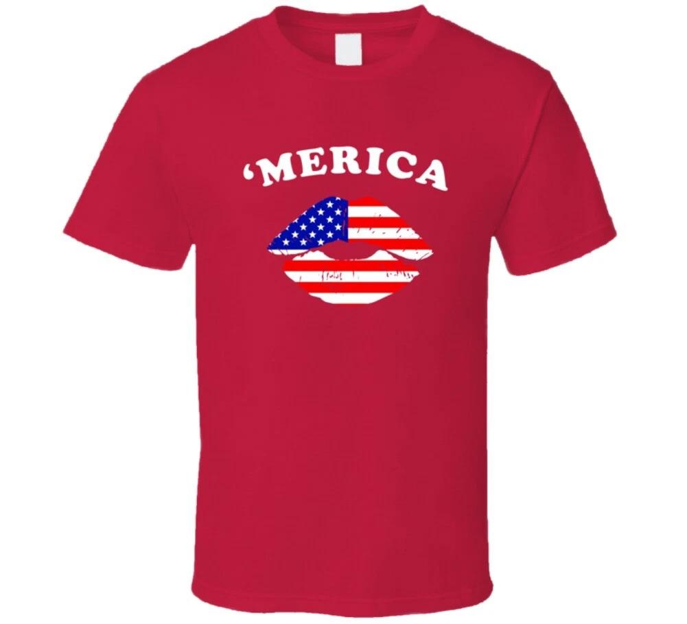 Merica I Love America Patriotic Gift T Shirt S