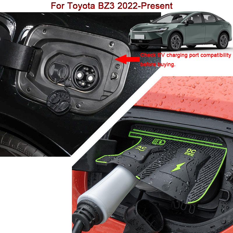 For Toyota BZ3 BZ5 BZ3X -Present New Energy Car Rain Shield Sticker EV Charging Port Waterproof Protector Cover Accessories