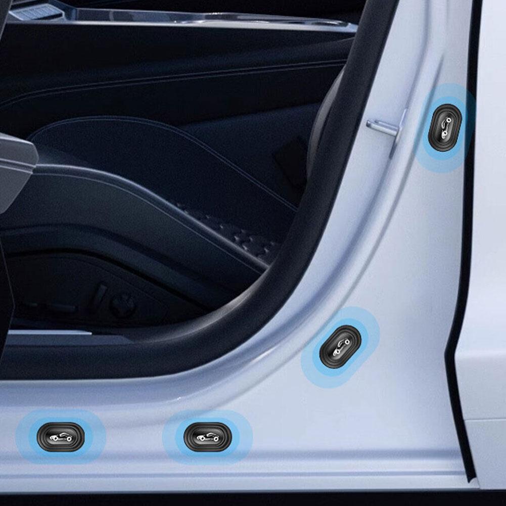 Car Door Anti-Collision Silicone Pads Shock Absorber Silent Anti-shock Soundproof Protection Buffer Gasket Stickers Accesso B1M5
