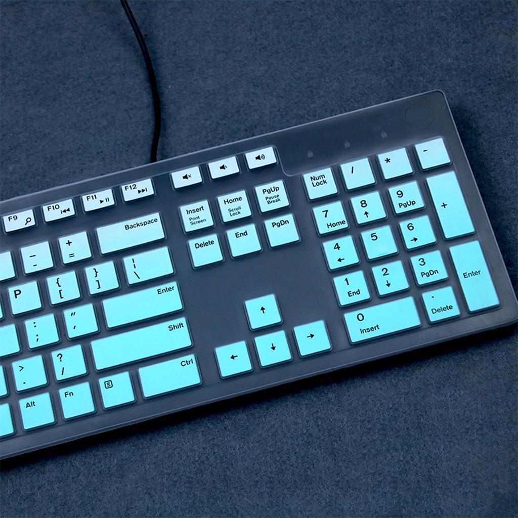 Laptop Tastatur Schutzhüllen für Dell KB216 KM636 AIO 3277 Silikon Tastaturfolie Transparent Skin Schutzzubehör