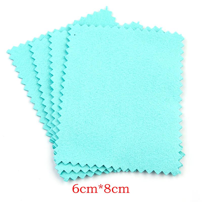 Louleur Polish Polishing Cloth Silver Color Cleaning Polishing Cloth Soft Clean Wipe Wiping Cloth For Gold Color Jewelry Tool