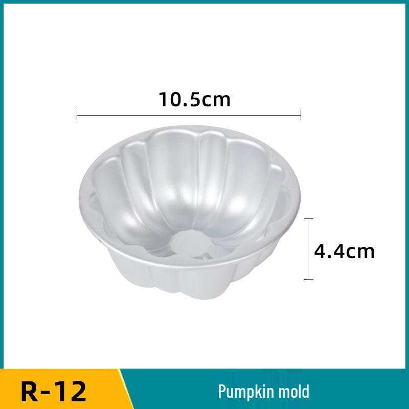 Forma na mini šifonový dort s karamelovým želé pudinkem - hliníková slitina, malá až střední velikost, forma na vaječný koláč a dezertní košíčky