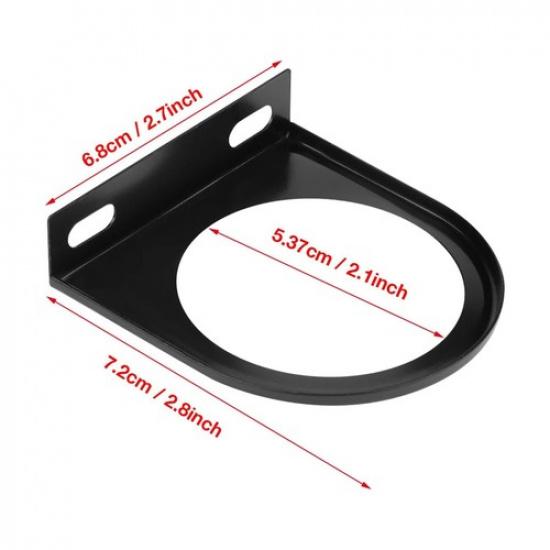 52mm 2" Single 1 Hole Dashboard Gauge Holder Pod Car Meter Mount Bracket Black