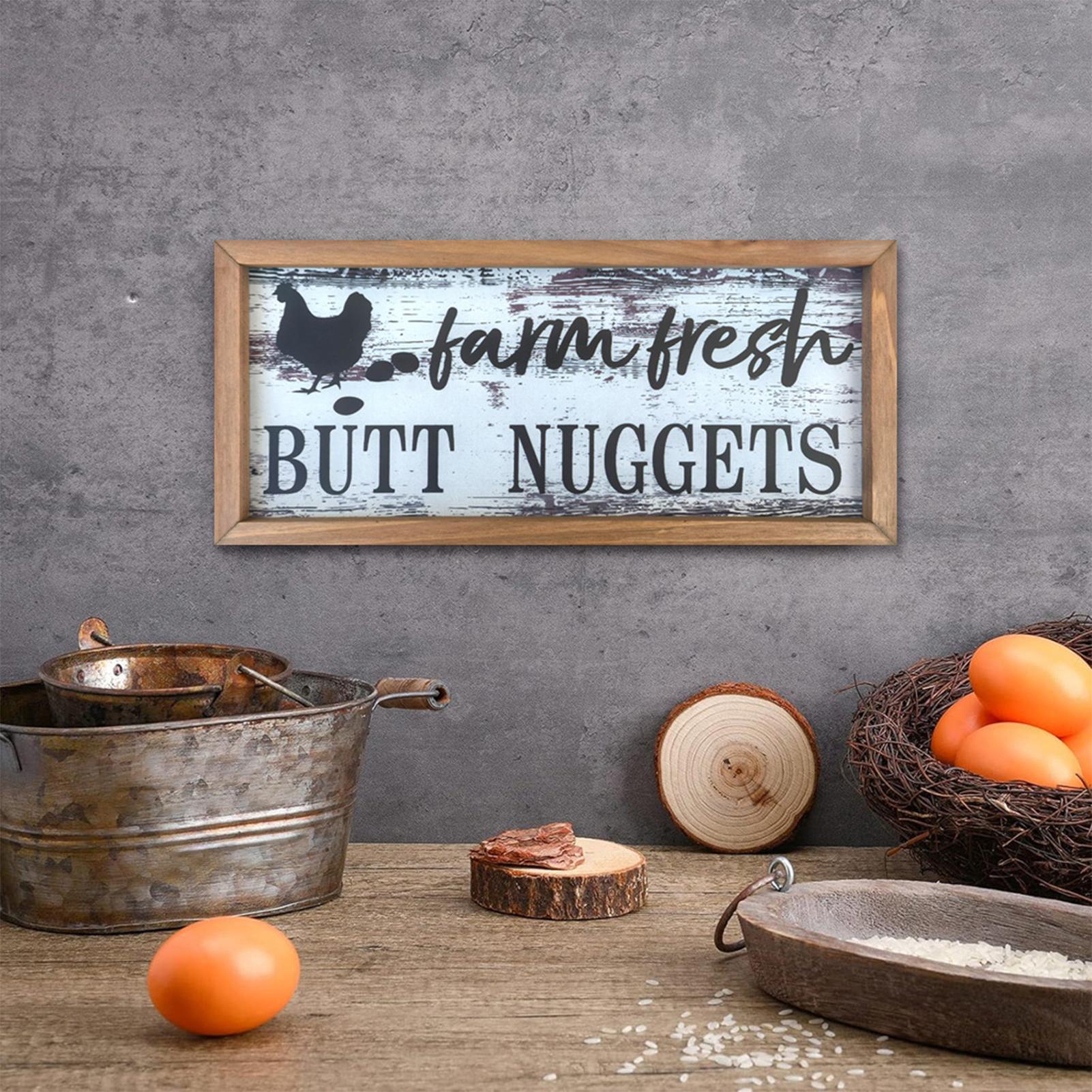 

Funny Chicken Signs Chicken Coop Signs For Outside Wooden Frame Home Decorations Wall Art Farmhouse Decor For Farm Kitchen China Mainland